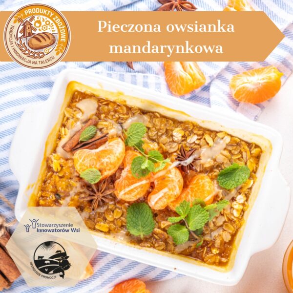 Pieczona owsianka mandarynkowa 600x600