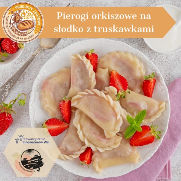 Pierogi orkiszowe na slodko z truskawkami 600x600