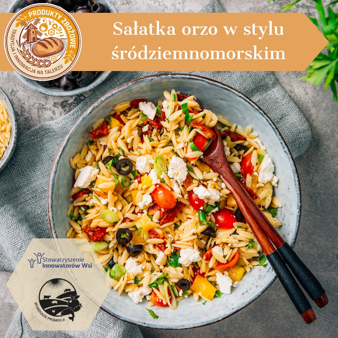 Salatka orzo w stylu srodziemnomorskim