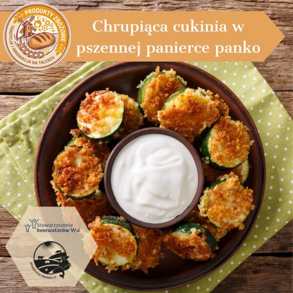 Chrupiaca cukinia w pszennej panierce panko 600x600