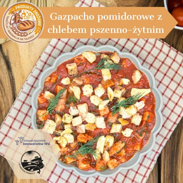 Gazpacho pomidorowe z chlebem pszenno zytnim 600x600