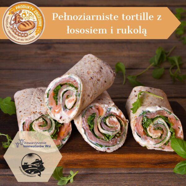 Pelnoziarniste tortille z lososiem i rukola 600x600